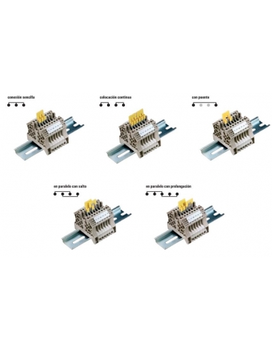 Terminal bridge 2.5 mm WQV 2.5/10 1054460000 Weidmuller price adajusa