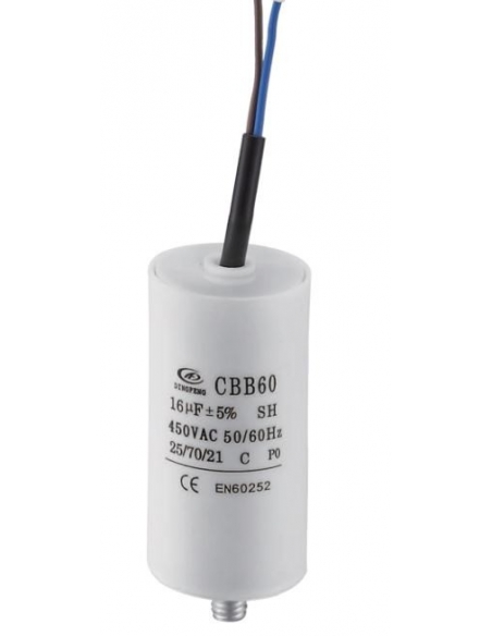 Condensateur permanent 40uF 450Vac M8