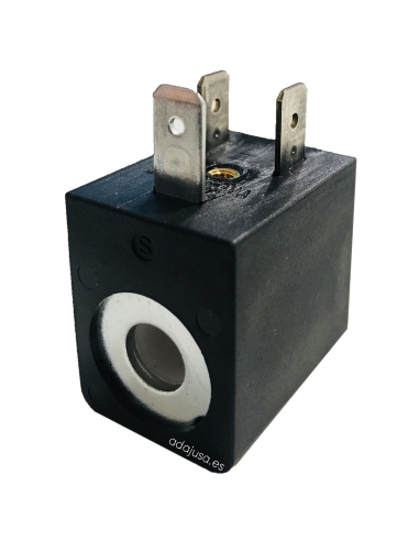 Bobina electrovalvula 12Vcc 6,5 W T22 diametro 10 - adajusa