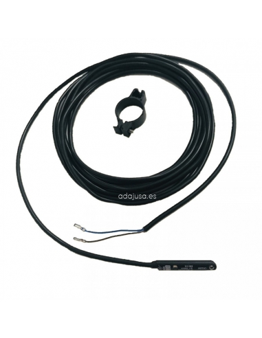 Sensor magnetico reed 2 hilos con cable y abrazadera portasensores diametro 20  - Metal Work - adajusa