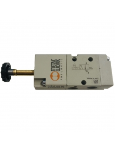 Electrovanne 1/8 3 voies monostable 24Vdc - Metal Work - ADAJUSA 2