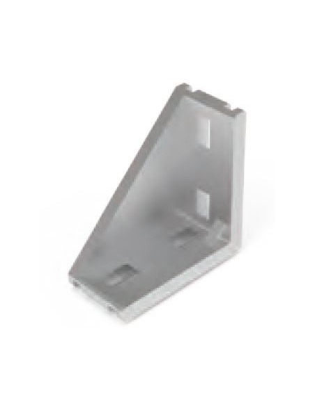 Escuadra aluminio para perfil 45x90 - adajusa