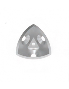 Angulo de triple conexion de 3 vias 45 x 45 - adajusa