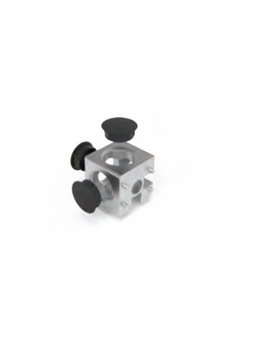 Cubo conector para perfileria 3D 40-10 - adajusa