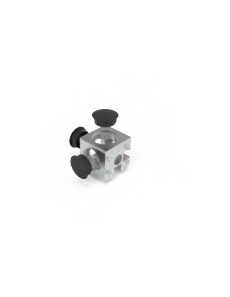 Connector cube for profiling 3D 45-10 - ADAJUSA