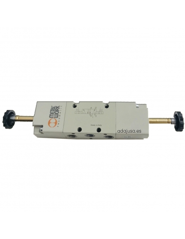 1/4 5-way bistable solenoid valve without coils - Metal Work - adajusa.es
