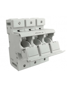 Portafusible 10x30  3 polos  para protección de equipamiento electrónico|adajusa