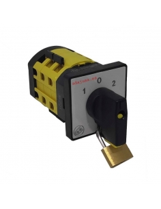 Inverter switch single-phase 20a full 48x48 black padlock - Giovenzana 2