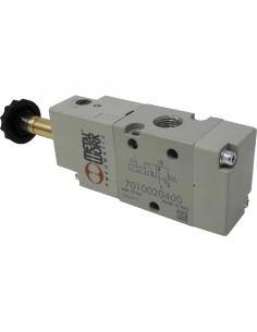 Electrovanne 1/8 3 voies monostable ouverte (NO) sans bobine - Metal Work - ADAJUSA