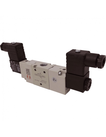 Solenoid valve 1/8 3 ways with bistable coil - Metal Work - ADAJUSA