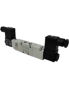 electrovanne 1/4 5 voies bistable 110Vac 3,5VA - Metal Work - ADAJUSA