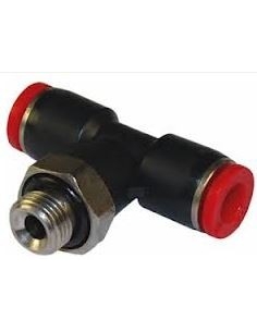 Racor "T" intermedia tubo diametro 4 instantanea