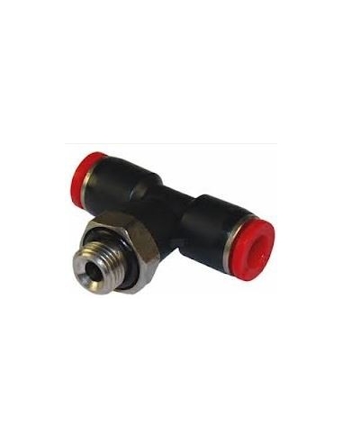 Racor "T" intermedia tubo diametro 4 instantanea