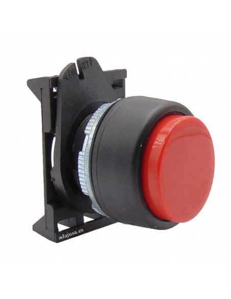 Bouton poussoir à tête saillante rouge PPSN1 - Giovenzana adajusa