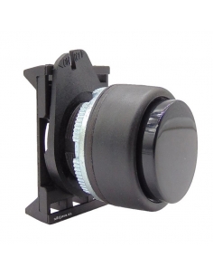 Tête de bouton poussoir saillante noire PPSN8 - Giovenzana adajusa