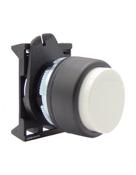 Tête de bouton poussoir saillante blanche PPSN5 - Giovenzana