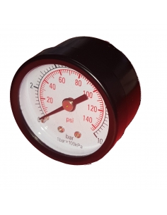 Manómetro Ø50 1/4 0-12 Kgr caja en metal - adajusa 2
