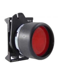 Tête de bouton poussoir éclairée en rouge avec verrouillage PPPL1 - Giovenzana adajusa