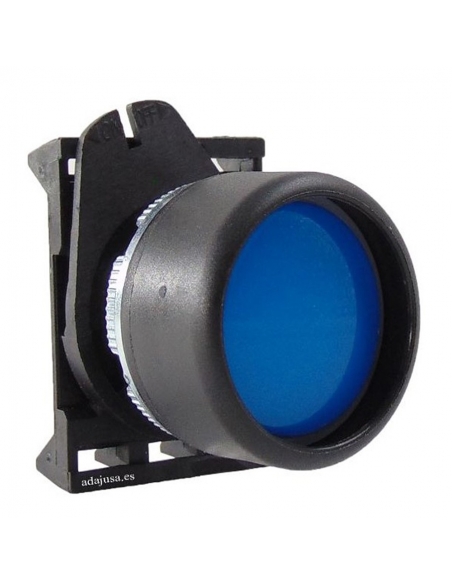 Bouton poussoir bleu avec interlock PPPN4 - Giovenzana