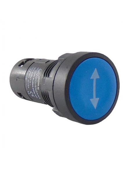 Bouton poussoir monobloc BLEU PLMN4 - Giovenzana adajusa
