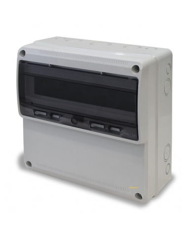 Distribution box 10 elements, surface mount