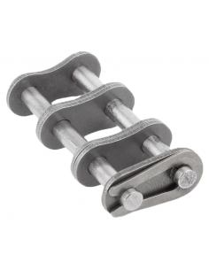 Raccordement triple en acier inoxydable pour chaîne à rouleaux ISO - ADAJUSA