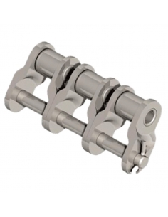 Coude triple en acier inoxydable pour chaîne à rouleaux ISO triple - ADAJUSA