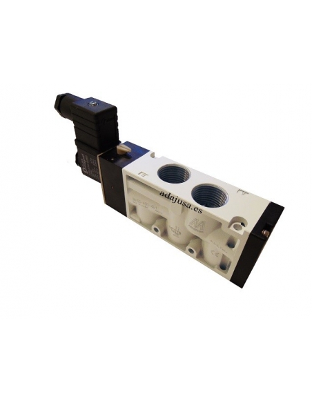 Electrovanne 1/2 5 voies monostable 24Vdc - Mindman S.460 - ADAJUSA