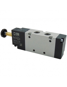 Solenoid valve 1/4 5/2 monostable BASIC - Metal Work - ADAJUSA