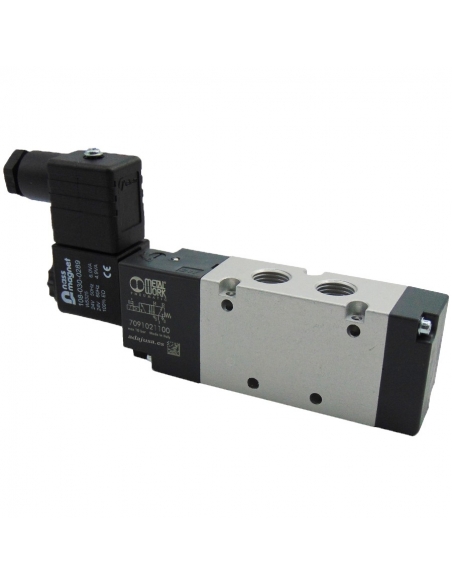 Solenoid valve 1/4 5/2 monostable 110 Vac BASIC - Metal Work - ADAJUSA