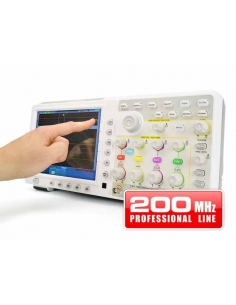 Touch screen oscilloscope 200MHz PROMAX / ADAJUSA 2