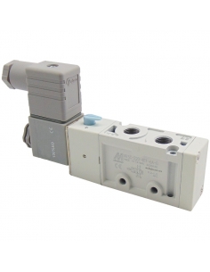 Solenoid valve 1/8 5 way monostable coil 110Vac - Mindman - ADAJUSA