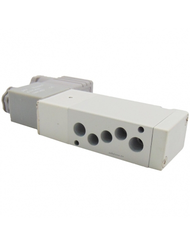 Electrovanne 1/4 5/2 voies monostable 24 Vdc sur plaque - Mindman - ADAJUSA