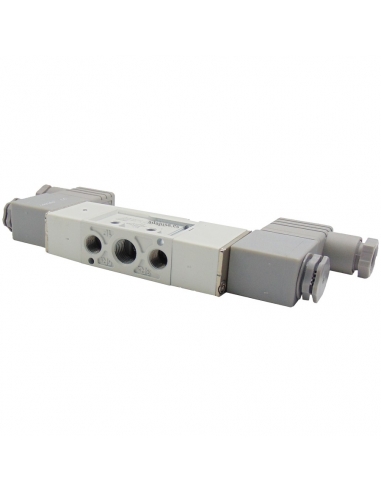 Solenoid valve 1/4 5 ways bistable 230Vca - Mindman S.220 - ADAJUSA