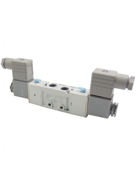 Solenoid valve 1/4 5 ways bistable 230Vca - Mindman S.220 - ADAJUSA