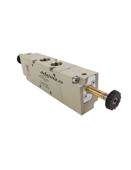 solenoid valve 3/8 5 ways bistable without coil - Metal Work - ADAJUSA