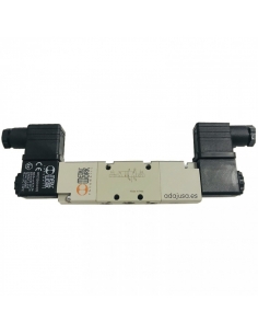Electrovanne 1/2 5 voies bistable 24Vdc 5W - Metal Work - ADAJUSA