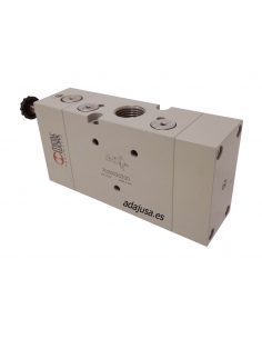 electrovanne 1/2 3 voies monostable normalement ouverte 110Vac 5VA - Metal Work - ADAJUSA 2