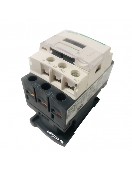 Three-phase contactor 9A coil 400Vac - Schneider