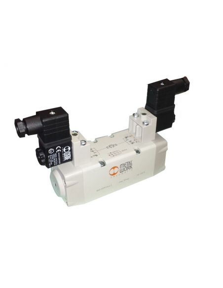 ISO solenoid valve size 1 bistable 110Vac Metal Work - ADAJUSA