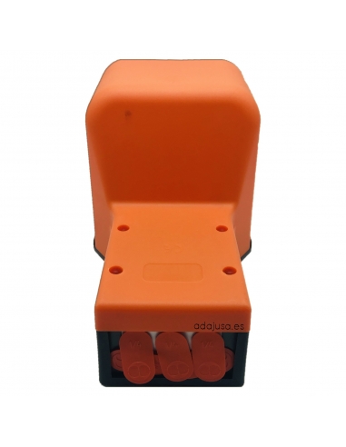 Pédale pneumatique 3/2 diamètre 4 mm bistable avec protection Metal Work - ADAJUSA