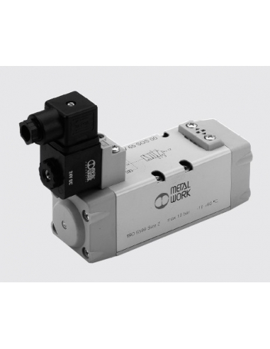 Electrovanne ISO taille 2 monostable sans bobine - Metal Work