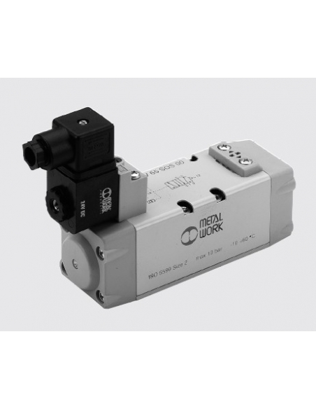 Electrovanne ISO taille 2 monostable sans bobine - Metal Work