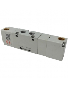 Vanne pneumatique double 1/4 3 voies monostable fermée NF - Metal Work| ADAJUSA |