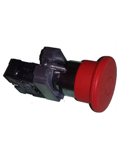 Pulsador de parada de emergencia diametro 40 mm
