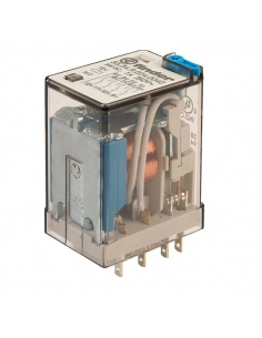 Relé 4 contactos 7A, 24Vdc FINDER serie 55
