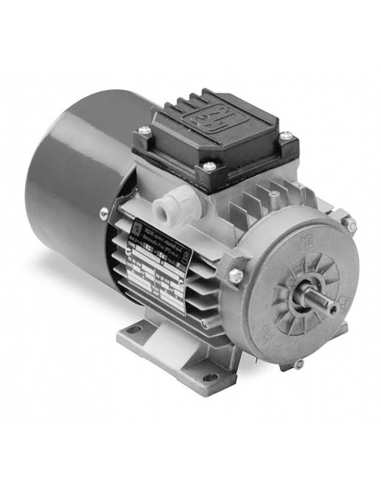 Three-phase motor 4Kw 5.5HP with brake 230/400V 1500 rpm B3 Legs Legs - MGM