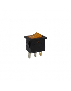 Interrupteur jaune lumineux 6A-250V Adajusa