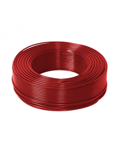 Câble flexible unipolaire 0,5mm2 couleur rouge Adajusa