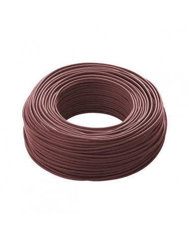Câble flexible unipolaire 0,5mm2 couleur marron Adajusa